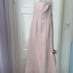 Amsale Bridesmaid Dress in Blush